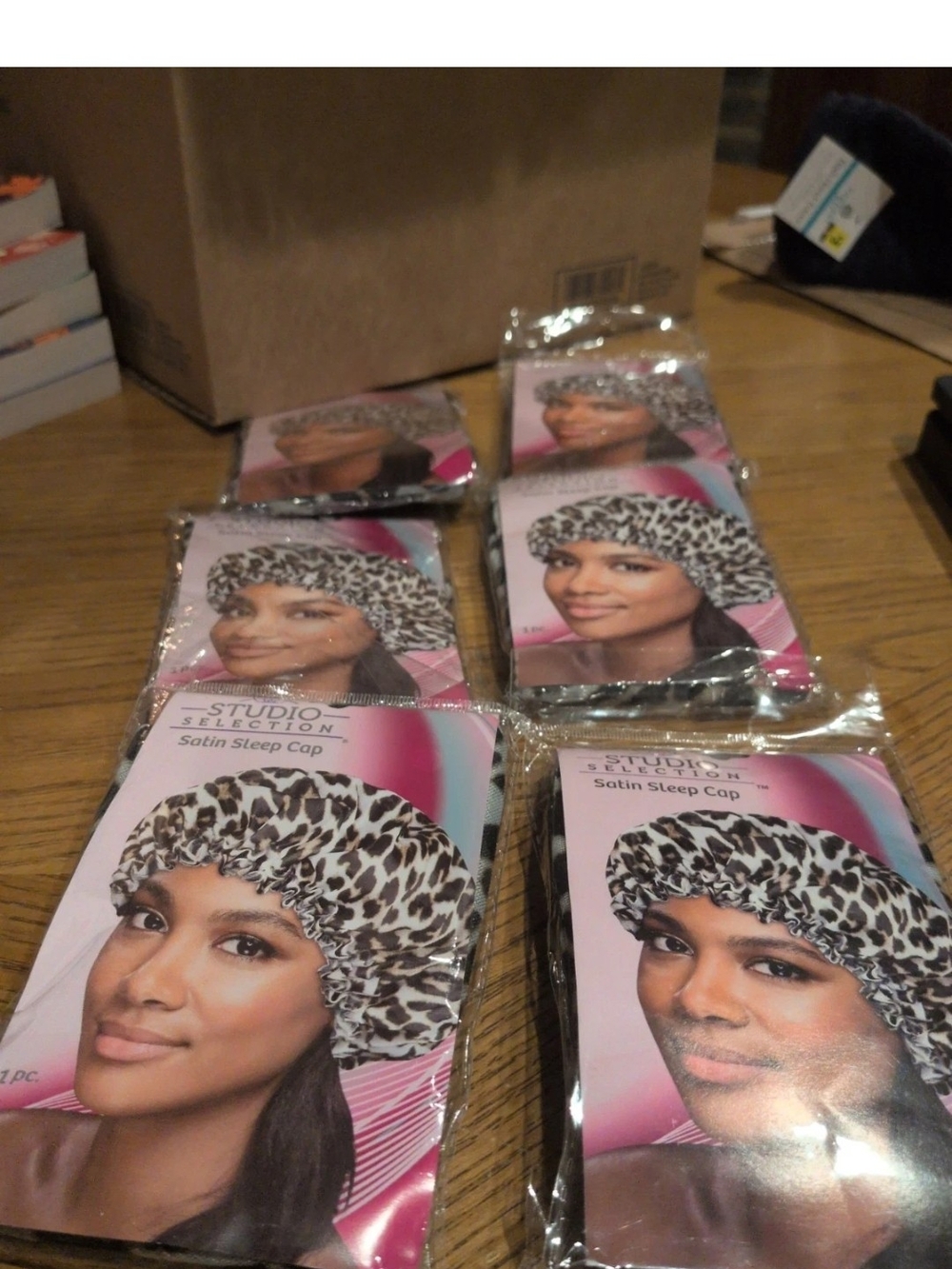 Sudio Selections Lot of 6 SILKY SATIN SLEEP CAPs Quality Comfort